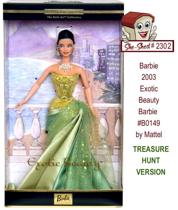 Vintage 2003 Exotic Beauty Barbie Treasure Hunt B0149 NRFB by