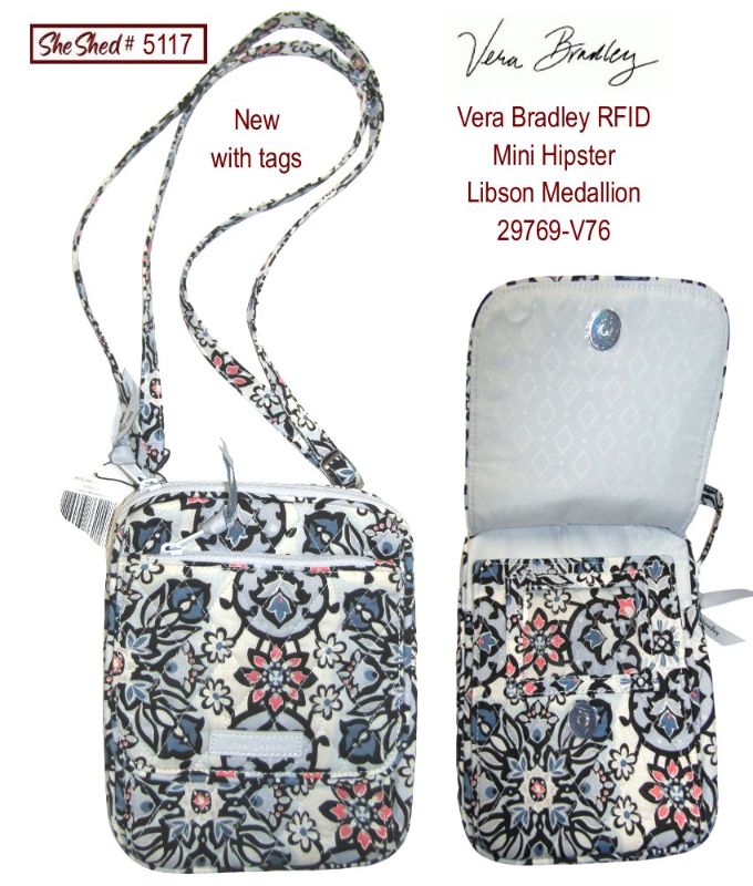 Vera Bradley RFID Mini Hipster Crossbody Bag Libson 