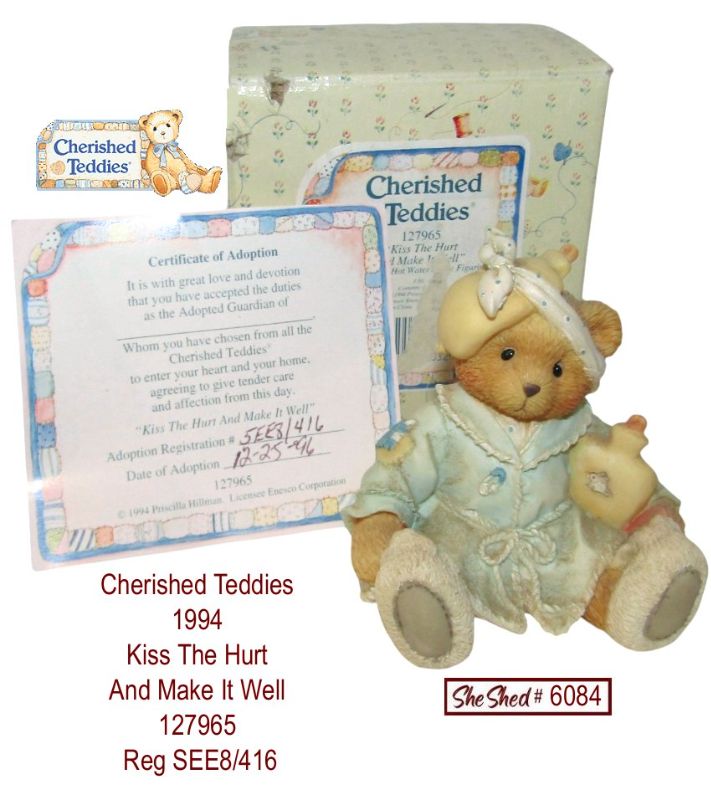 Cherished Teddies 1994 Kiss The Hurt And Make It Well 127965 Reg SEE8/416